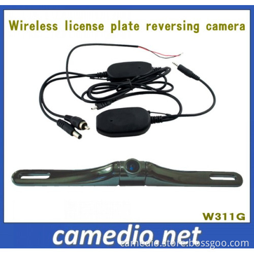 High Resolution Waterproof Wireless License Plate Rearview Camera